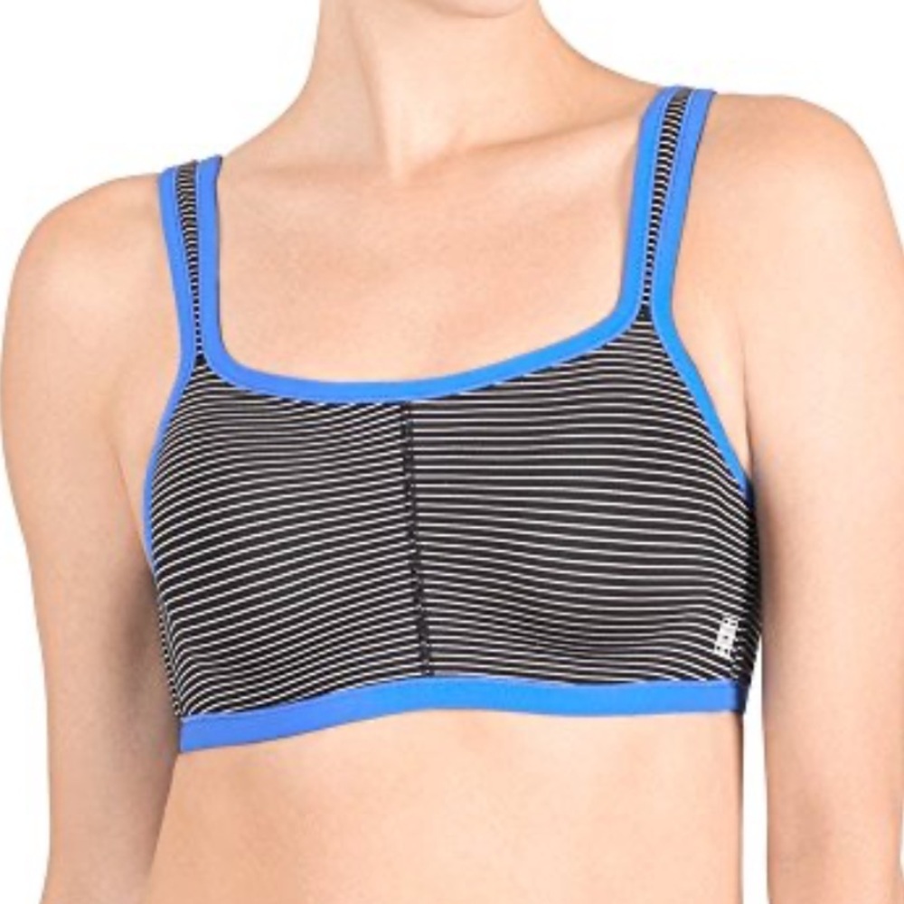 Natori Women's Yogi Contour Convertible Sport Bra, Stripe Print